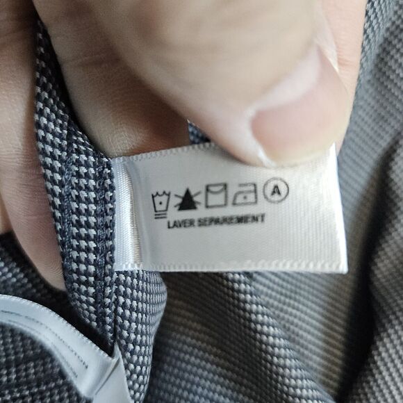 Cutter & Buck Men's Size 3XB Black & White Mini Houndstooth/Puppytooth Pattern - Picture 10 of 16